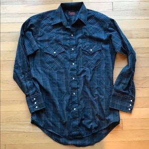 Vintage Western Plaid Shirt